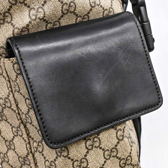 GUCCI Black Leather Backpack - Picture 7 of 16